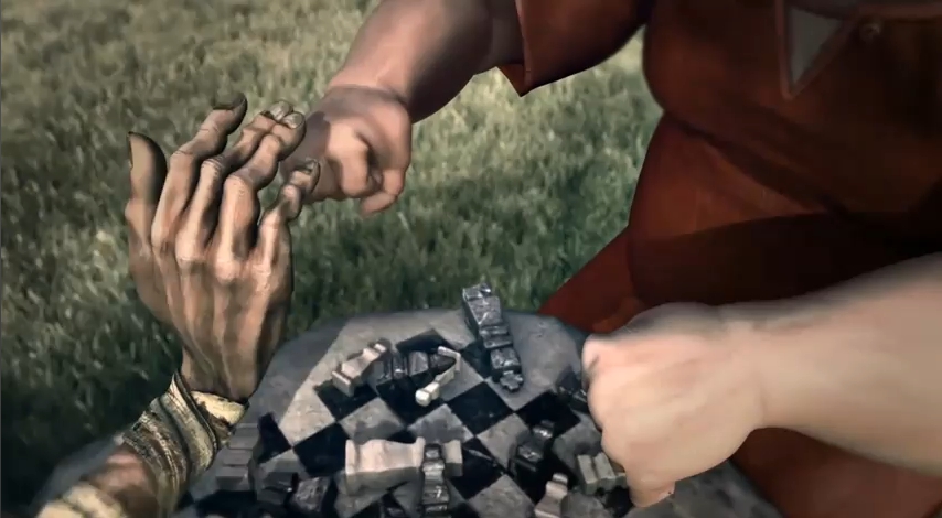 Kadr z filmu "The Game" Marcina Jańca